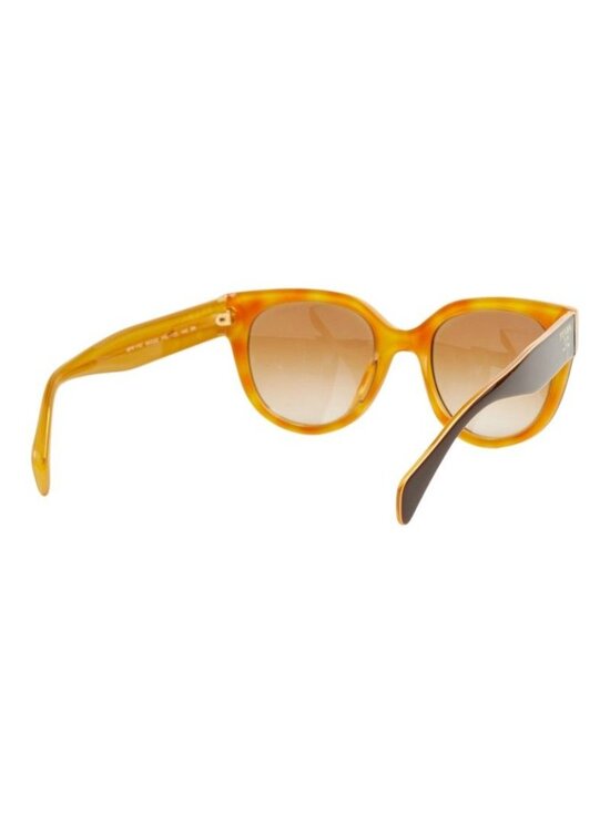 Prada Logo Gradation Sunglasses Brown Acetate 1- Eyewear main image 4